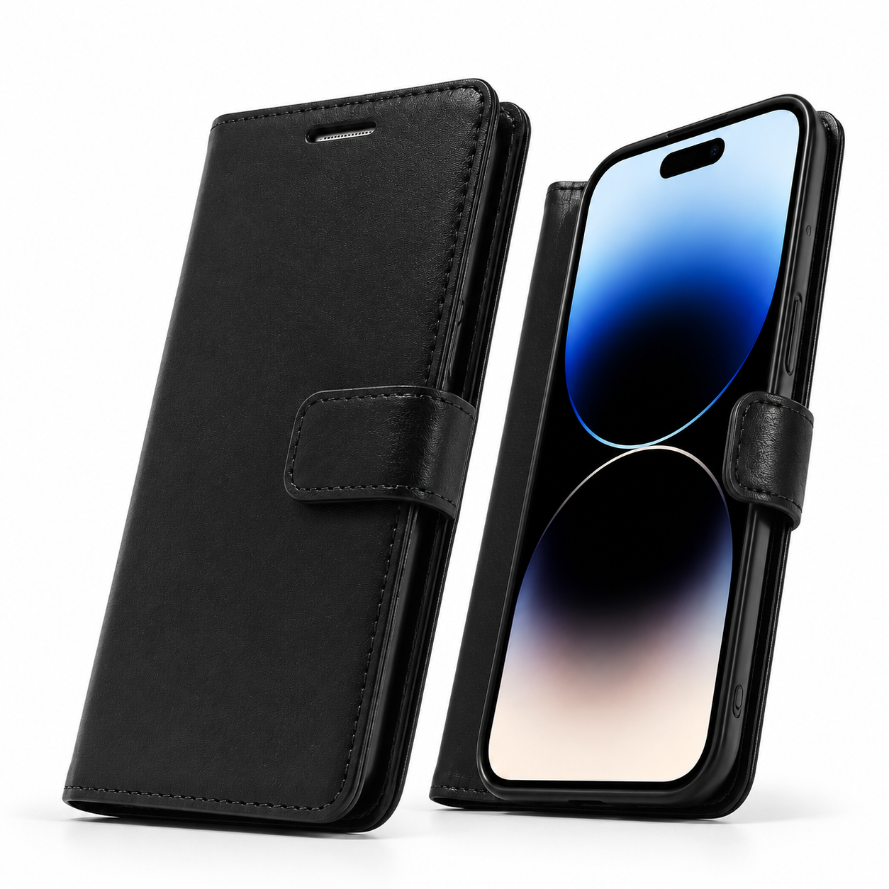 Goospery BlueMoon wallet cover with magnetic closure for iPhone 17