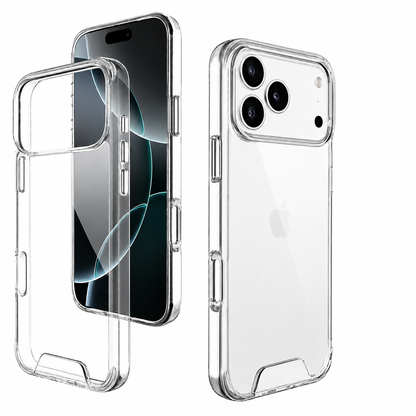 Clear iPhone 17 Pro Max Case – Premium Transparent Shockproof Phone Case with Raised Camera Protection