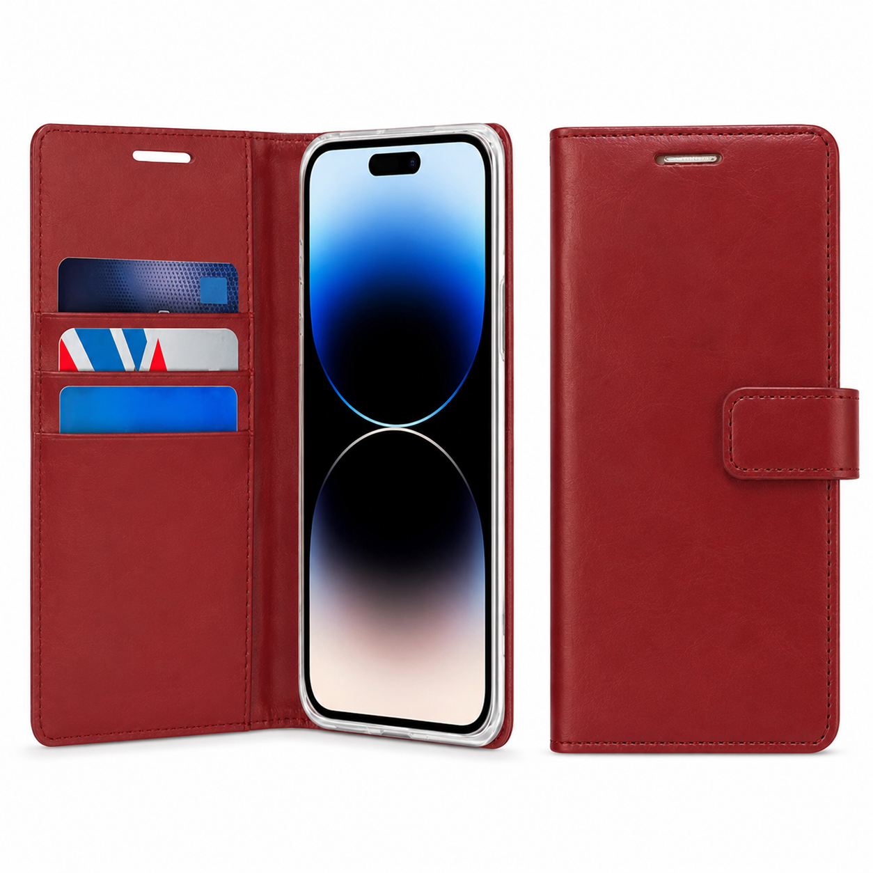 Wine Goospery BlueMoon diary wallet case for Apple iPhone 16