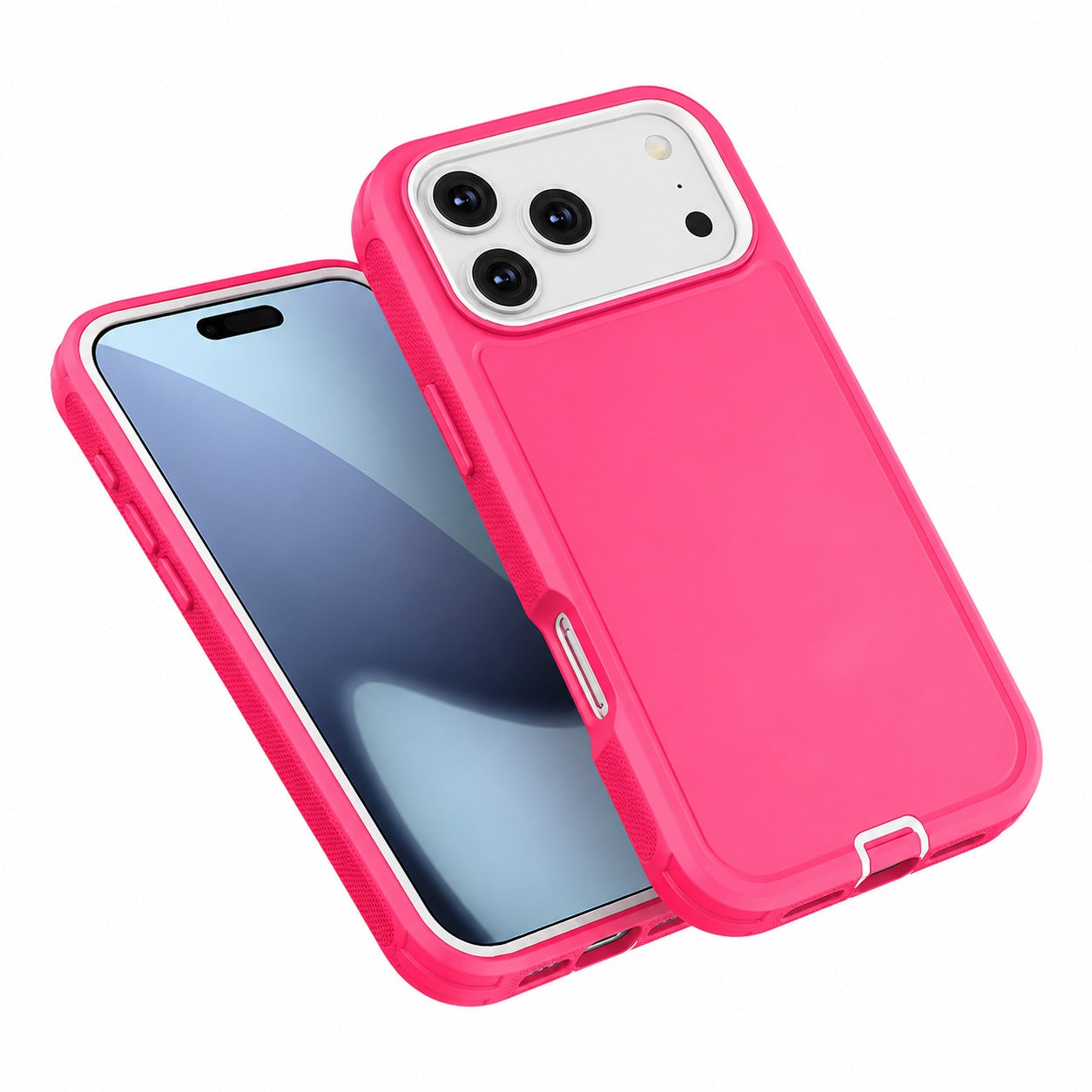 Premium Hot Pink Smartphone Case, Impact Resistant Phone Cover, Protective Mobile Case