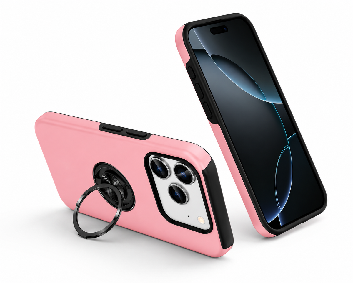 Apple iPhone 18 Pro Max Protective Case, Rose Gold Shockproof Phone Case, Magnetic Mobile Cover

