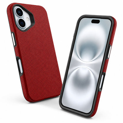  Premium Red Phone Case, Military Grade Protective Cover, Anti Scratch iPhone 17 Case