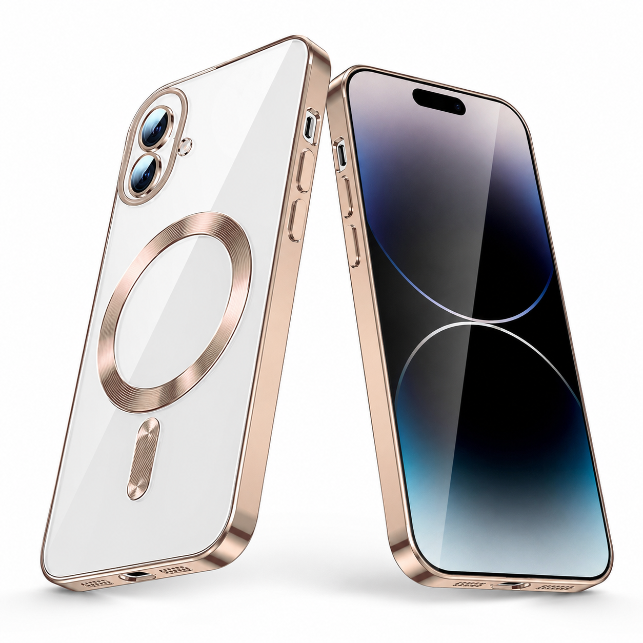 Apple iPhone 17 Protective Phone Case featuring Desert Titanium MagSafe Compatible Cover