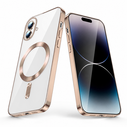 Apple iPhone 17 Protective Phone Case featuring Desert Titanium MagSafe Compatible Cover