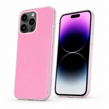 Pink TPU protective phone cover for iPhone 12