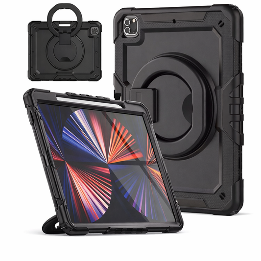 Heavy Duty Tablet Case – Black Folded Handle | Protective Case