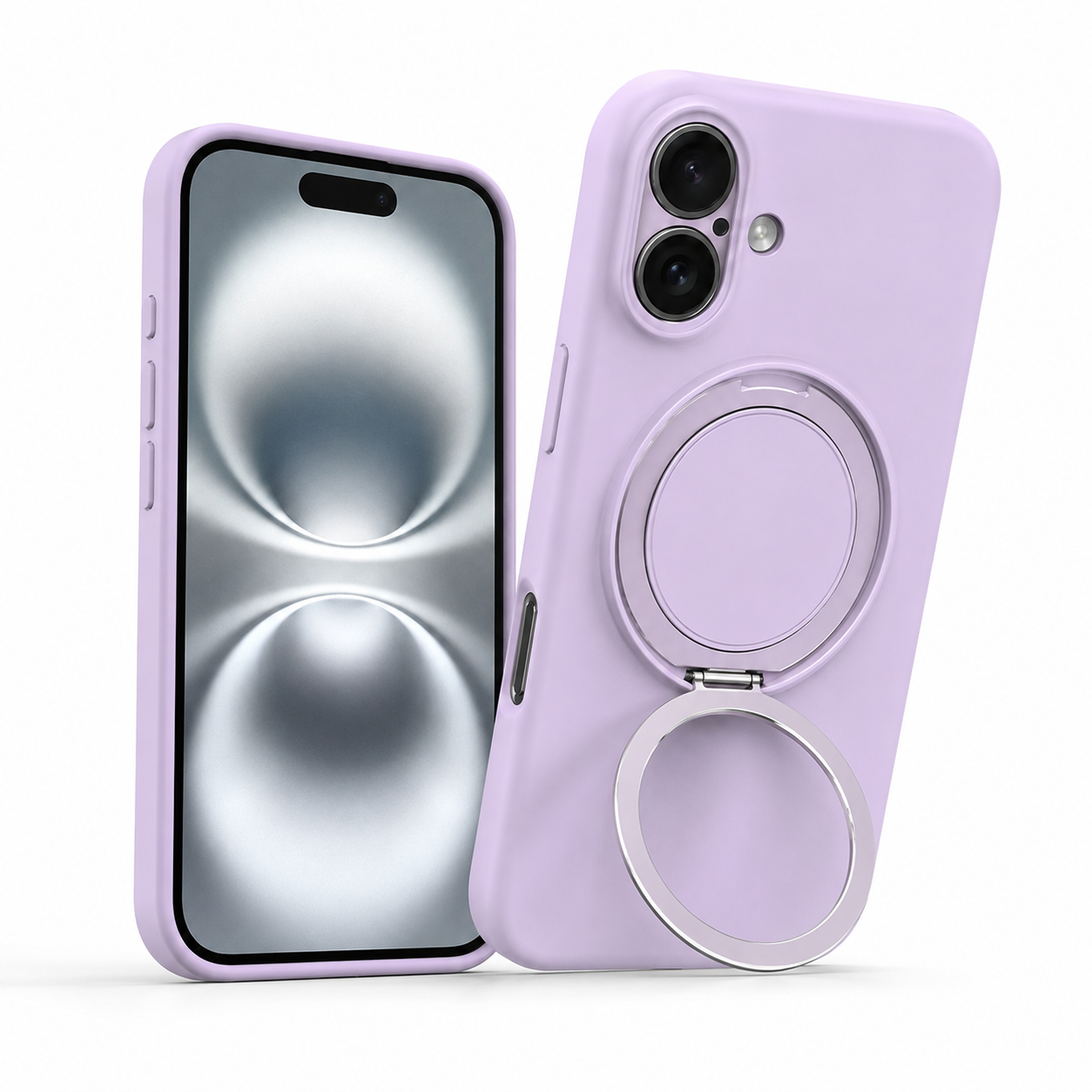 Purple iPhone 17 Cover, Slim Protective Phone Case, Anti-Scratch Phone Case, Lightweight Mobile Cover, Soft Silicone Phone Cover, Luxury Phone Case