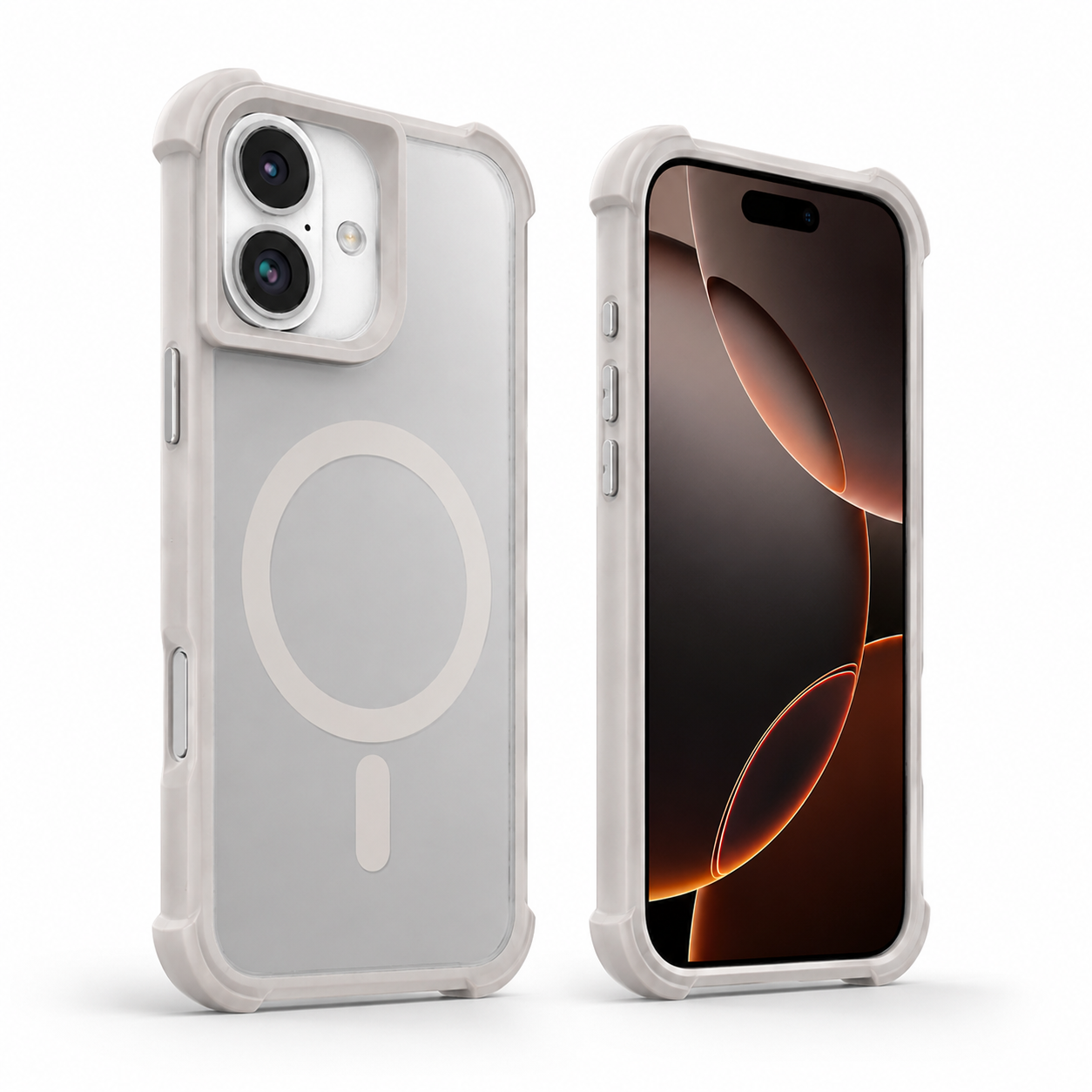 Premium Apple iPhone 16 MagSafe Cover durable clear phone cover with raised camera protection