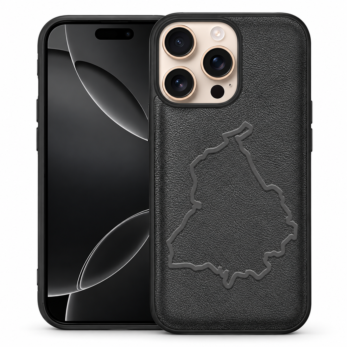 Black iPhone 12 protective PNB crafted phone cover
