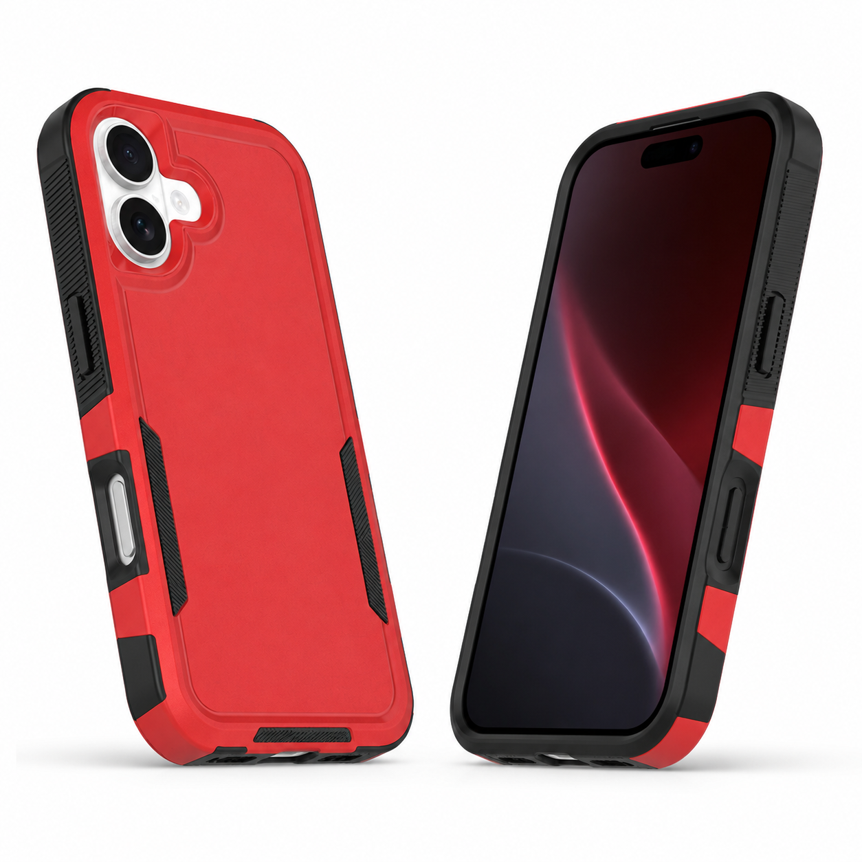Apple iPhone 17 red shockproof protective phone case