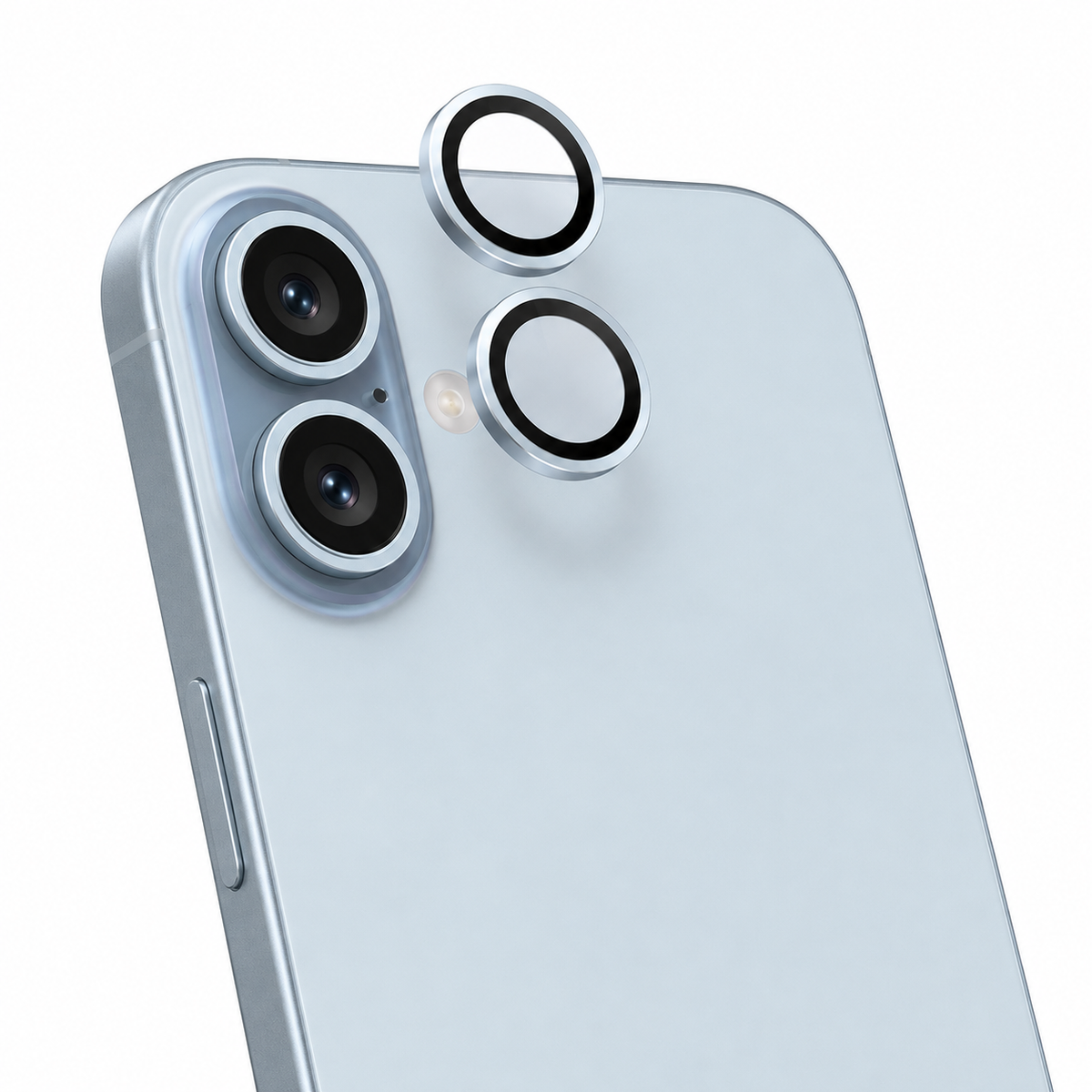 Apple iPhone 17 light blue camera protector ring