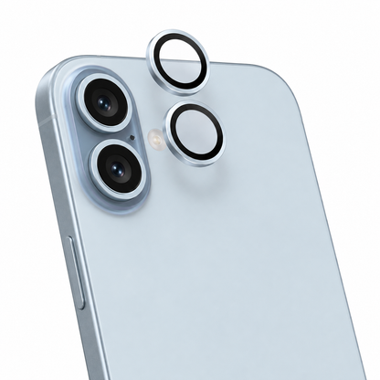 Apple iPhone 16 light blue camera protector ring