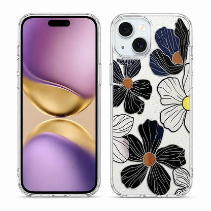 MagSafe Floral Fusion Case for Apple iPhone 15 with Floral Design