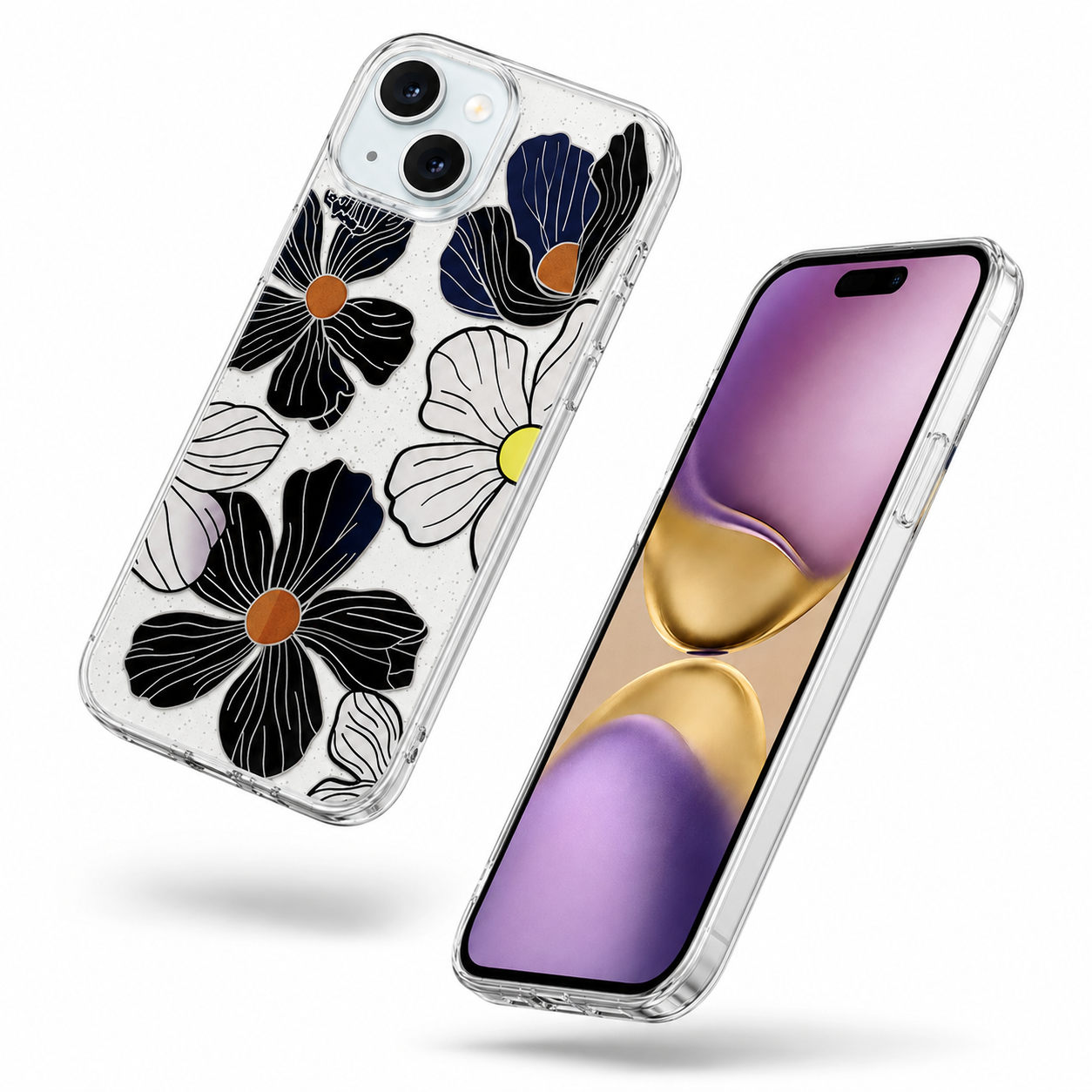 Apple iPhone 15 MagSafe Floral Case Protective Phone Cover