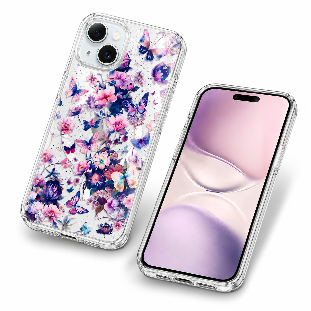 Apple iPhone 15 MagSafe Floral Case Protective Phone Cover