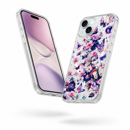 MagSafe Floral Fusion Case for Apple iPhone 15 with Floral Design