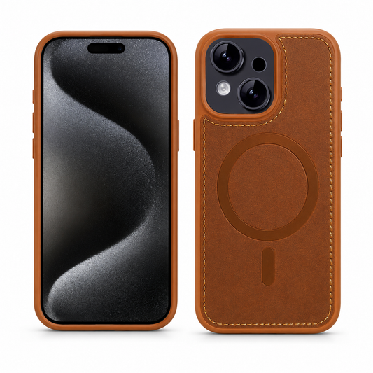 Premium MagSafe Mobile Cover for Apple iPhone 13 with Rich Craft Style