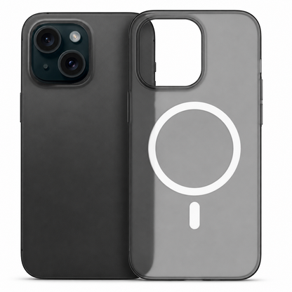 iPhone 14 Polar Frost Case with MagSafe compatibility and frosted finish
