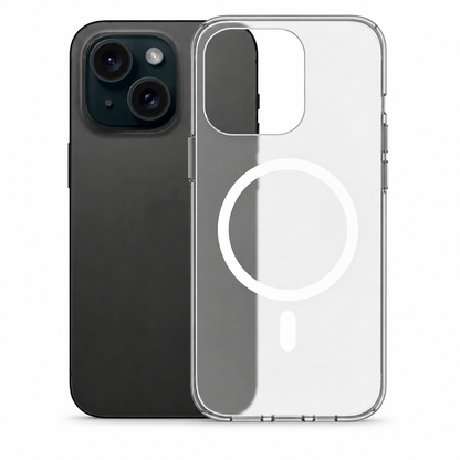 Frosted MagSafe Polar Frost Case for Apple iPhone 14 with magnetic wireless charging support