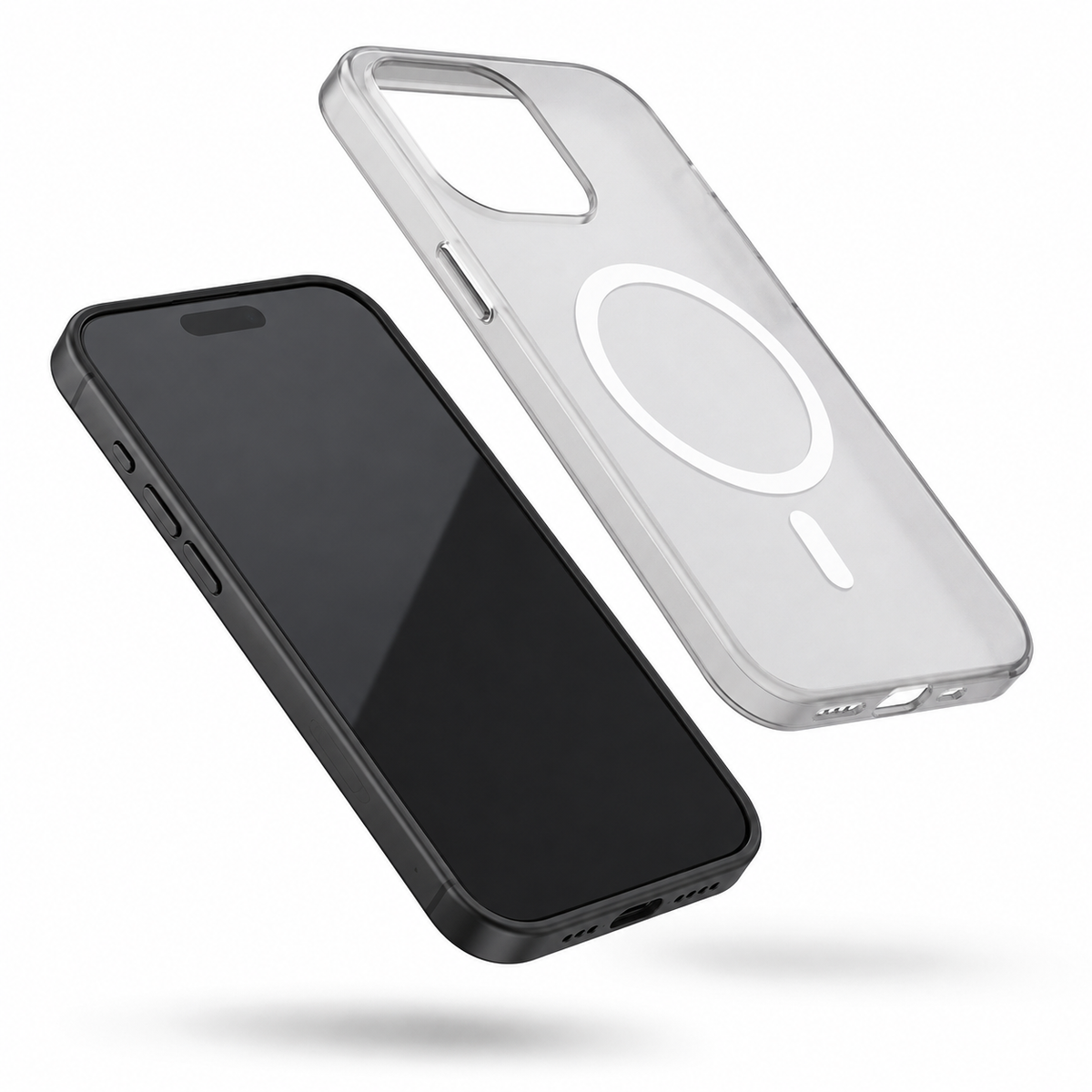Polar Frost MagSafe Case for iPhone 14 with frosted slim protective design