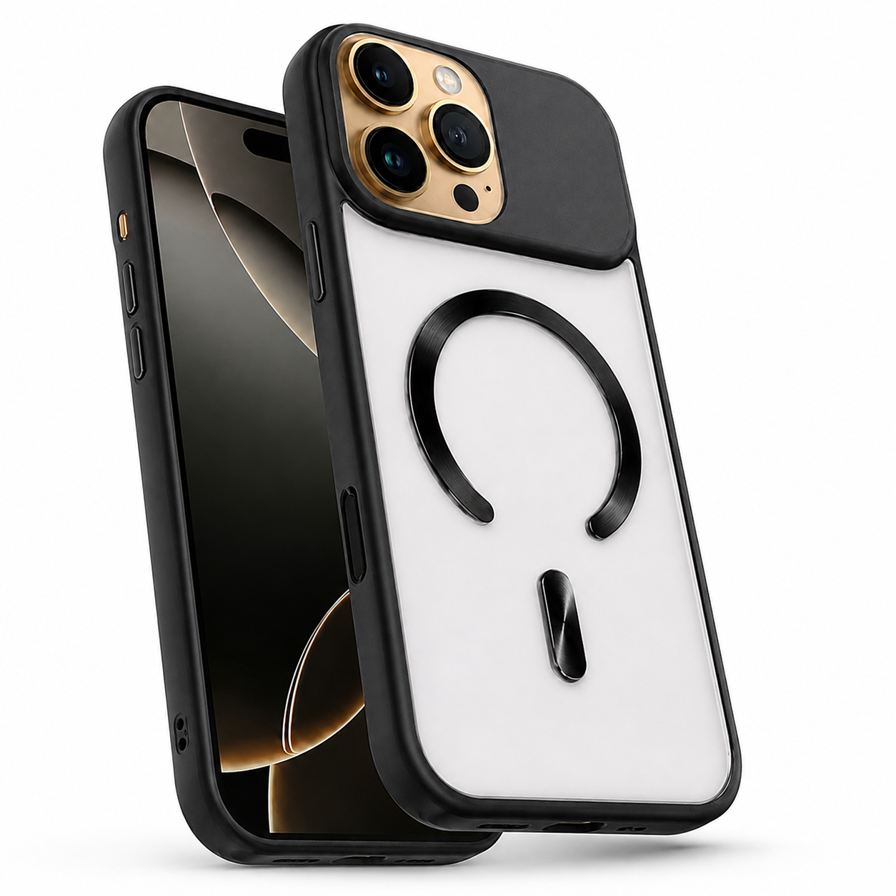 Premium MagSafe Protective Case for Apple iPhone 15 Artic Mist Design