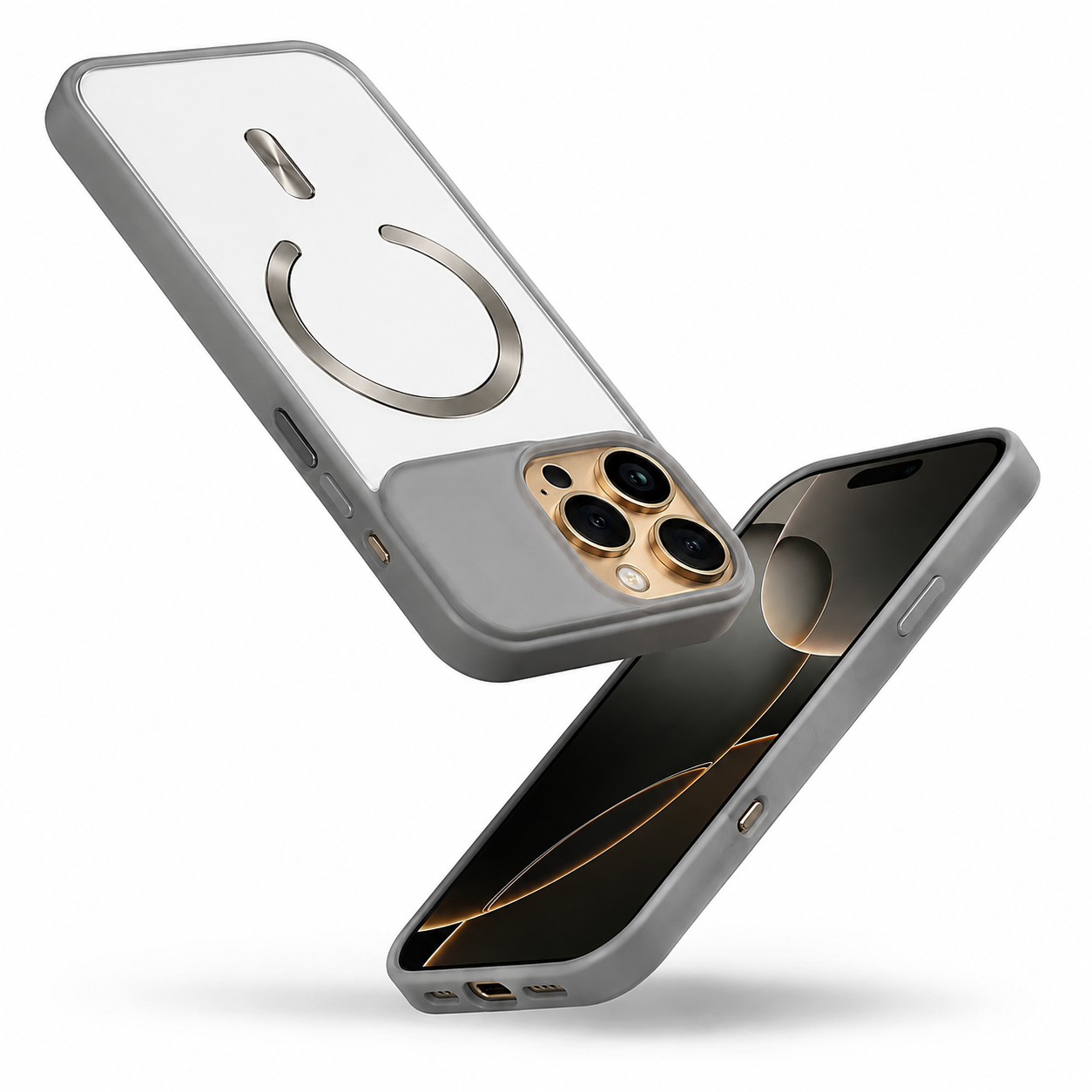 Artic Mist MagSafe iPhone 15 Case with Wireless Charging Support