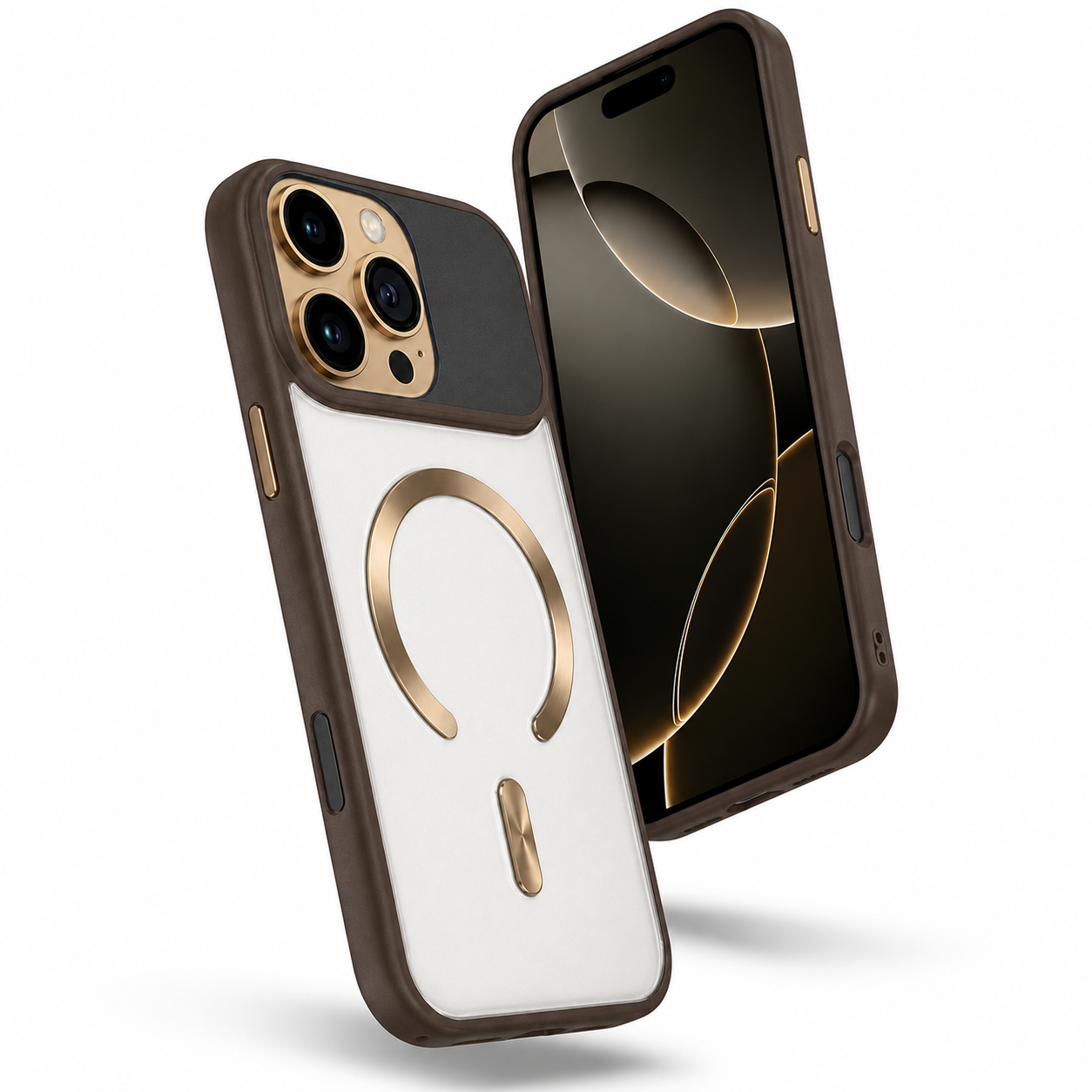Premium MagSafe Protective Case for Apple iPhone 15 Artic Mist Design