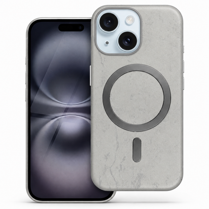 Plush MagSafe Case for Apple iPhone 15 - Grey