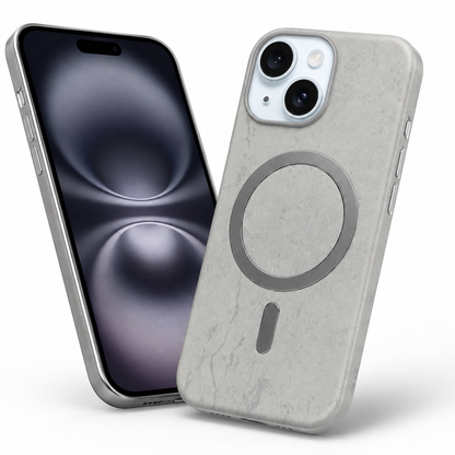 Plush MagSafe Case for Apple iPhone 15 - Grey