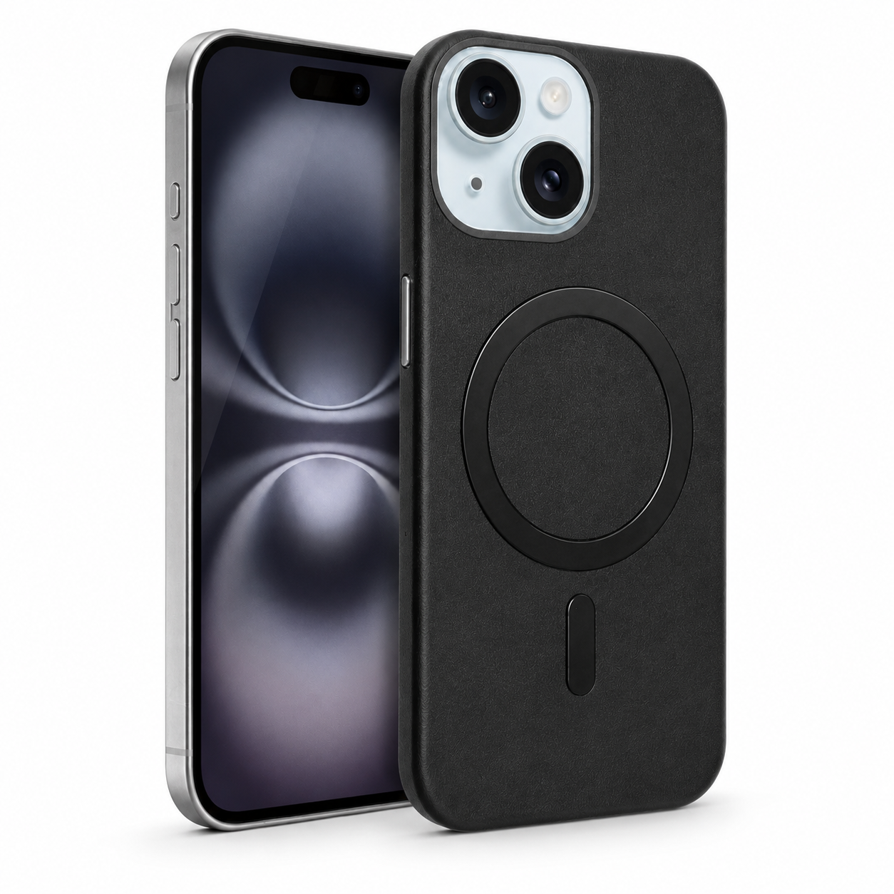 Plush MagSafe Case for Apple iPhone 15 - Black