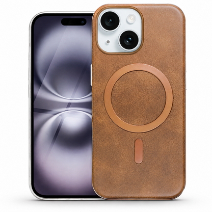 Plush MagSafe Case for Apple iPhone 15 - Brown