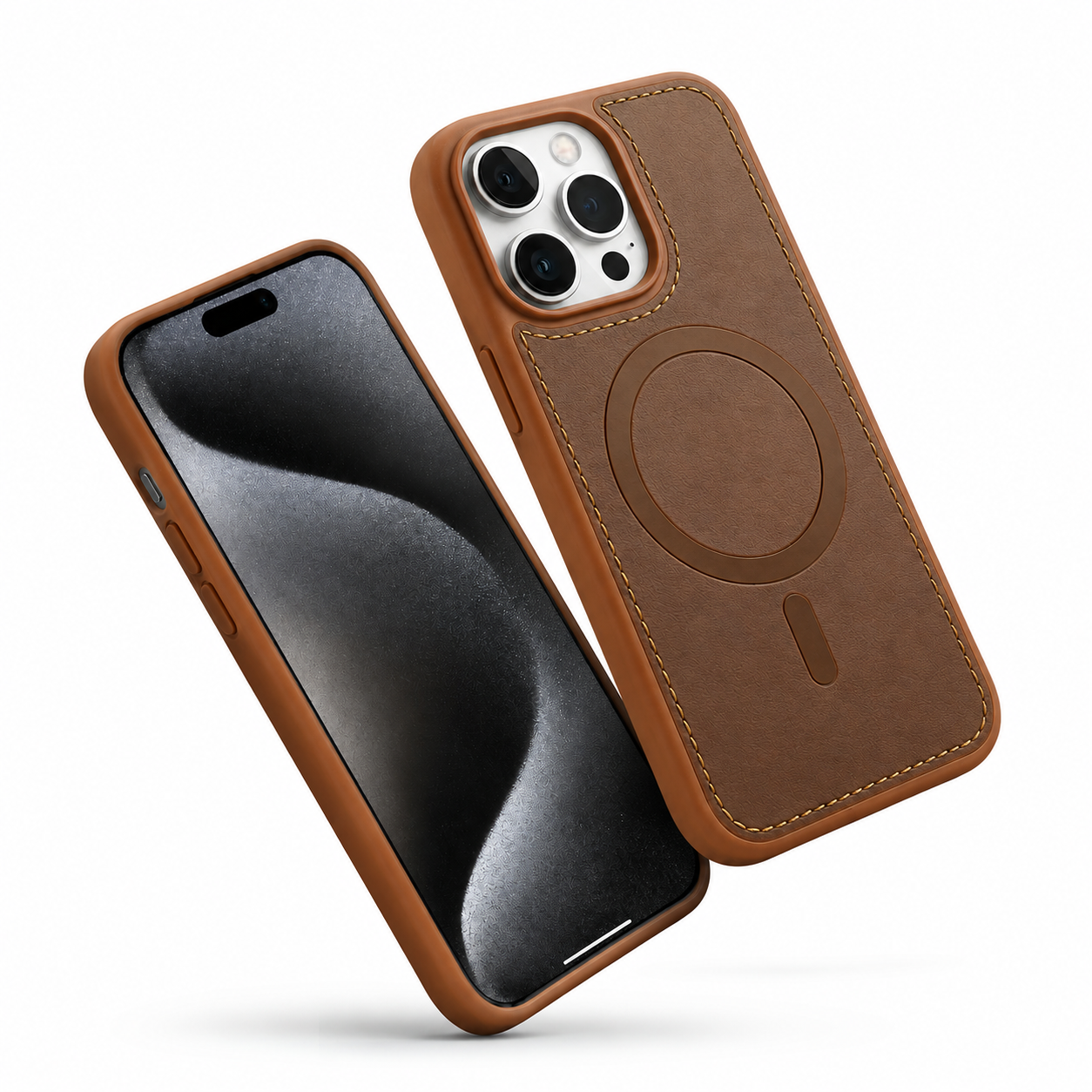 Brown iPhone 16 Pro Max case Canada with premium MagSafe design
