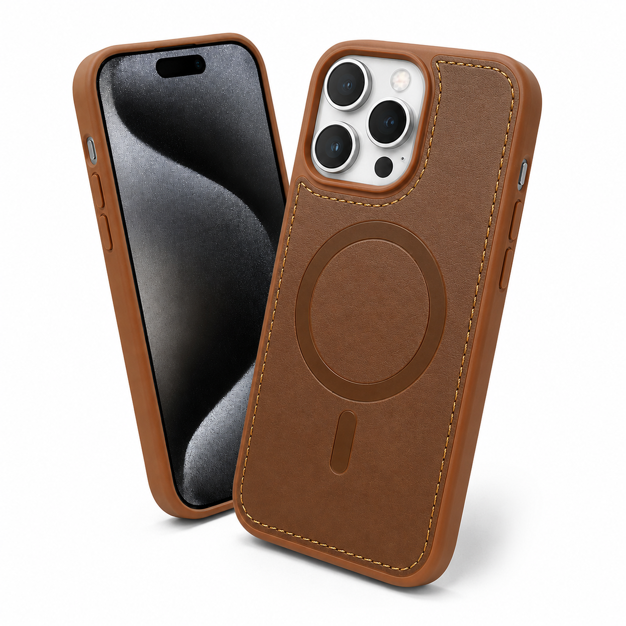 Brown Rich Craft protective phone cover for Apple iPhone 16 Pro Max

