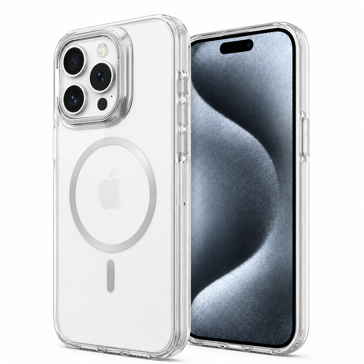 iPhone 13 MagSafe Clear Stand Case with Shockproof Protection