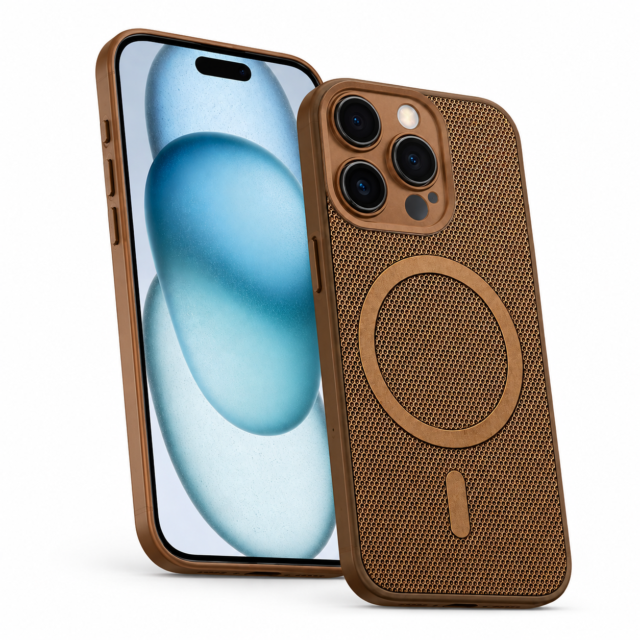 Desert woven grip phone cover for Apple iPhone 16 Pro Max
