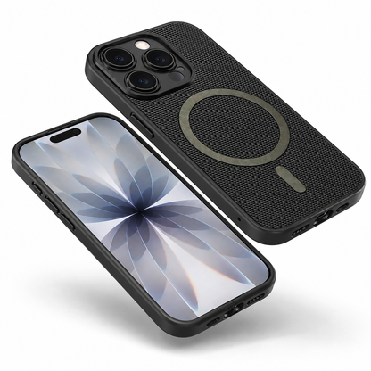 Black iPhone 16 Pro Max case Canada with durable MagSafe grip protection
