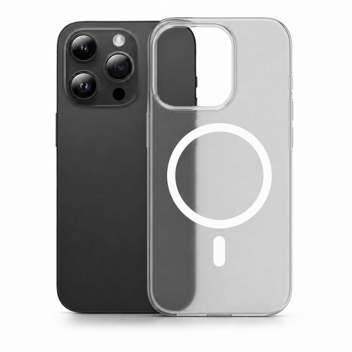 Frosted MagSafe Polar Case for Apple iPhone 14 Pro Max - Black - main product view