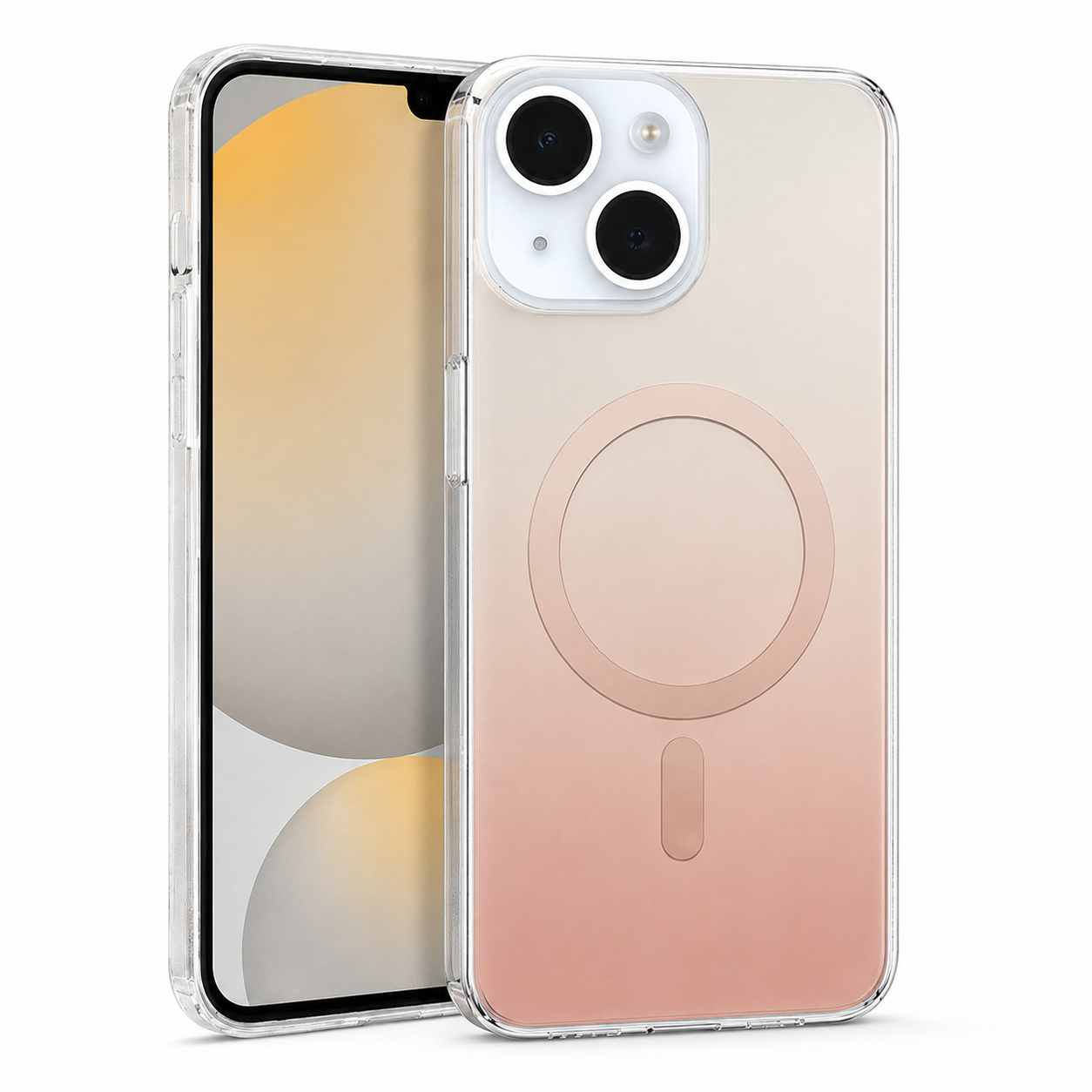 Gradient MagSafe Protective Case for Apple iPhone 15 - Desert Titanium