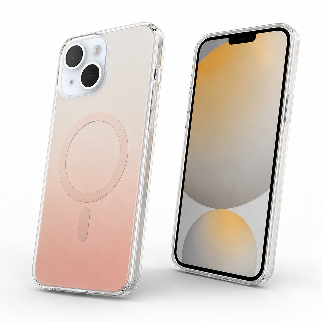 Gradient MagSafe Protective Case for Apple iPhone 15 - Desert Titanium