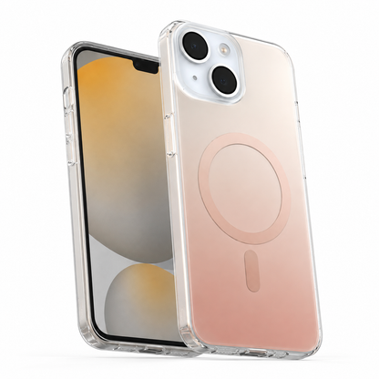 Gradient MagSafe Protective Case for Apple iPhone 15 - Desert Titanium