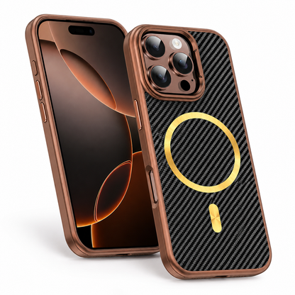 Brown iPhone 16 Pro Max case Canada with premium MagSafe design
