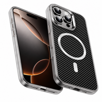 Grey Carbon Elite protective phone cover for Apple iPhone 16 Pro Max
