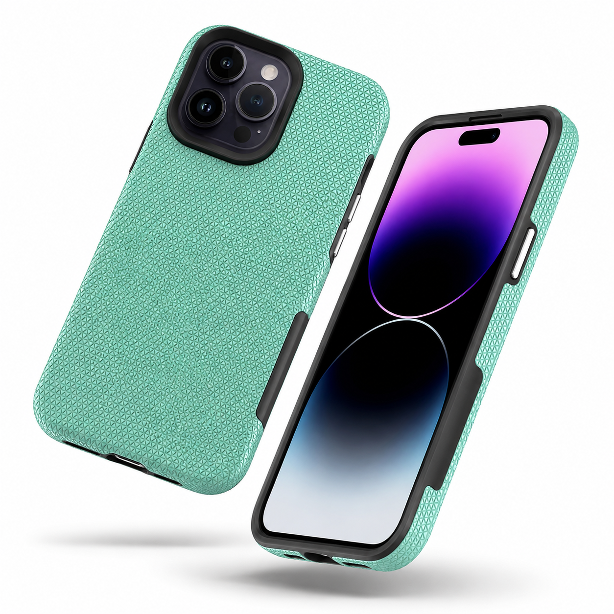 Mobile accessories Canada – Teal Triangle iPhone case
