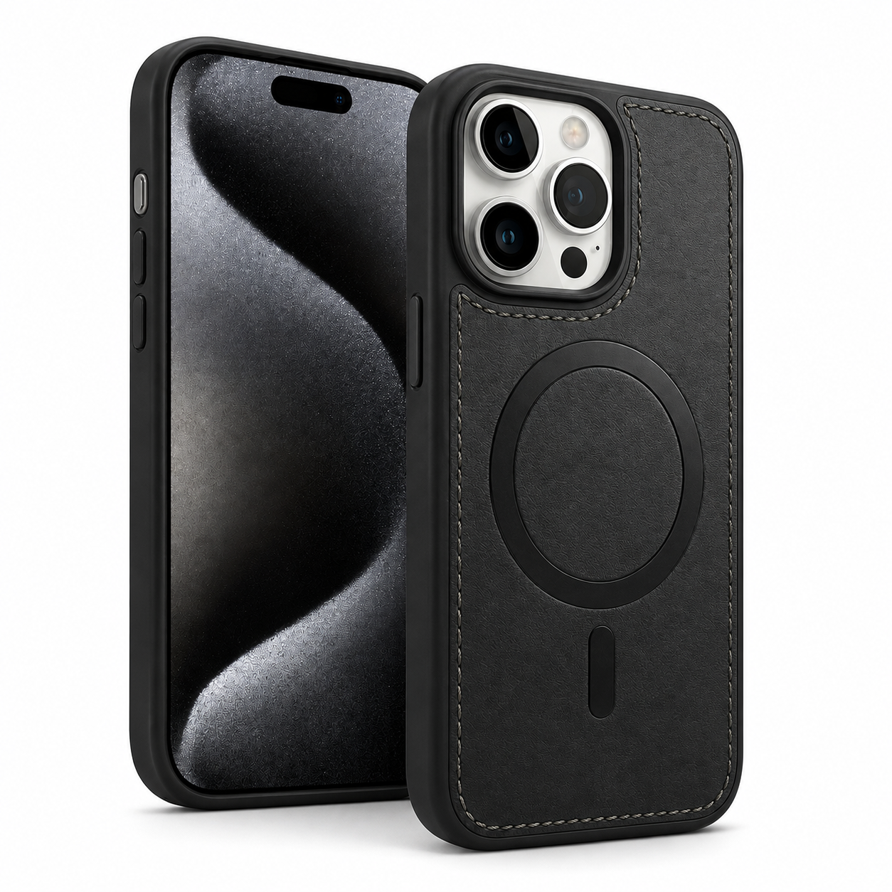 Black MagSafe Rich Craft Case for Apple iPhone 16 Pro Max
