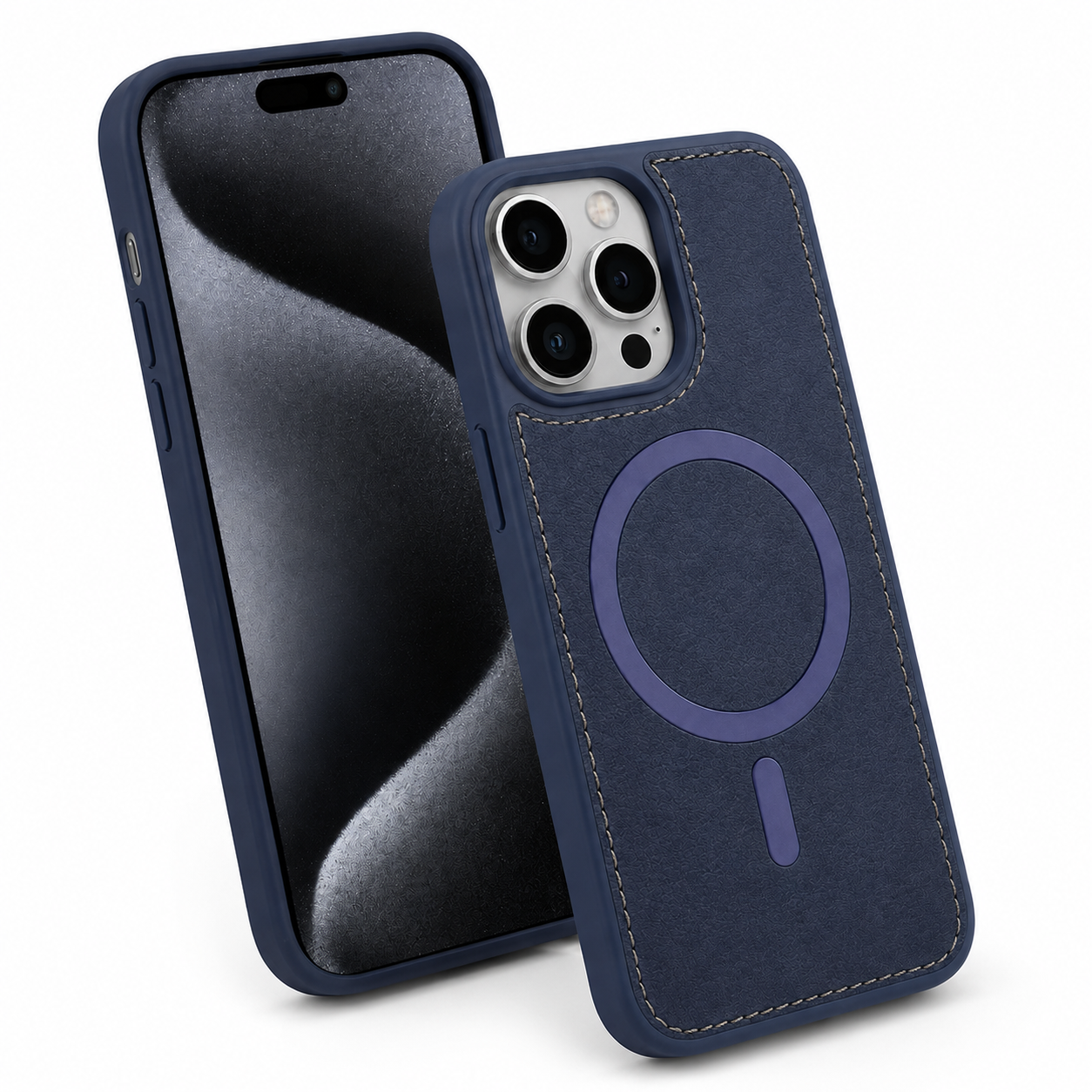 Buy mobile covers online Canada – Blue MagSafe Rich Craft case
