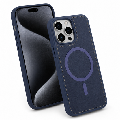 Buy mobile covers online Canada – Blue MagSafe Rich Craft case
