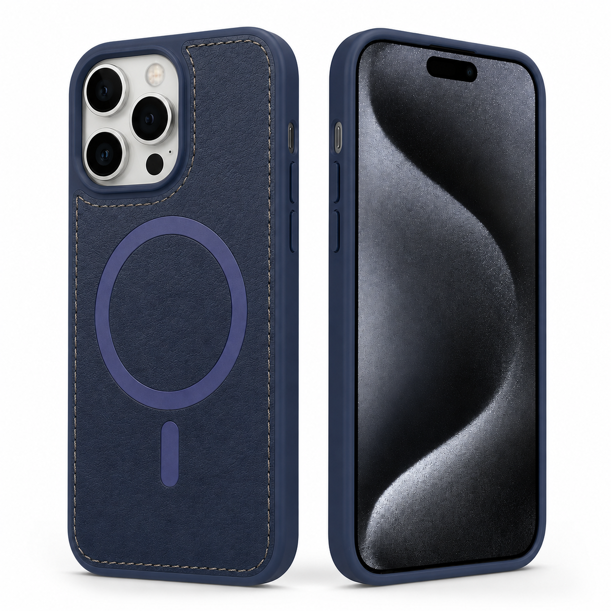 Blue iPhone 16 Pro Max case Canada with durable MagSafe protection
