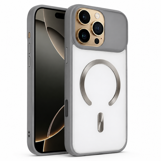 Grey MagSafe Artic Mist Case for Apple iPhone 16 Pro Max
