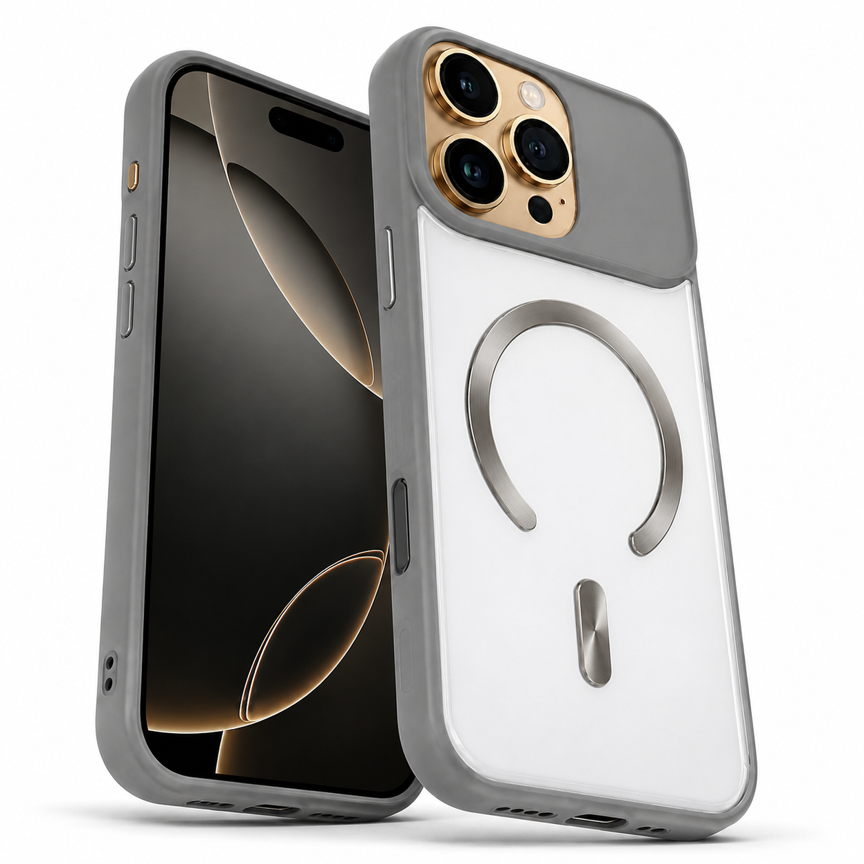 Buy iPhone cases online Canada – Grey MagSafe Artic Mist case

