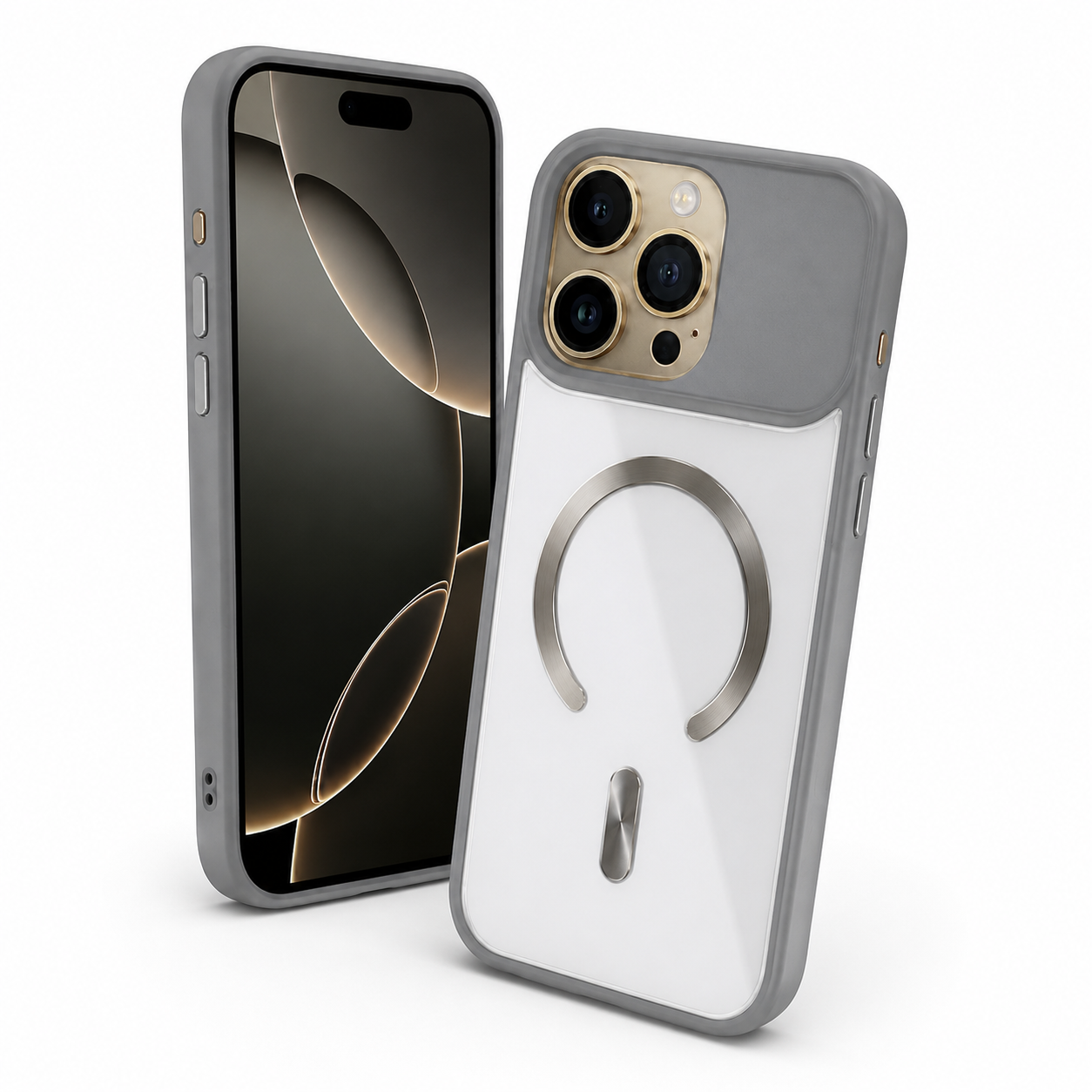 Grey Artic Mist protective phone cover for Apple iPhone 16 Pro Max
